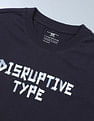 Flying Machine Relaxed Fit Typographic Printed T-Shirt