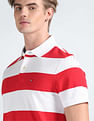 Tommy Hilfiger Striped Custom Fit Polo Shirt