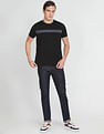Arrow Newyork Engineered Stripe Logo Premium T-Shirt