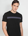Arrow Newyork Engineered Stripe Logo Premium T-Shirt