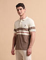 U.S. Polo Assn. Horizontal Striped Pure Cotton Polo Shirt