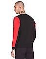 Flying Machine Crew Neck Colour Block Sweatshirt