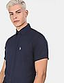 U.S. Polo Assn. Short Sleeve Cotton Linen Shirt