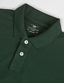 Flying Machine Short Sleeve Solid Polo Shirt