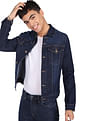 Flying Machine Appliqued Back Denim Jacket