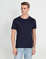 Arrow Sports Crew Neck Solid T-Shirt