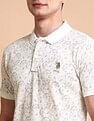U.S. Polo Assn. Floral Printed Slim Fit Polo Shirt