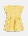 Tommy Hilfiger Kids Girls Striped Regular-Fit Cotton Dress