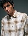 Flying Machine Tartan Checked Pure Cotton Shirt