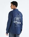Flying Machine Brand Printed Denim Shirt