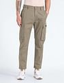 Flying Machine Solid Twill Cargo Trousers