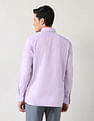 Arrow Manhattan Slim Fit Textured Twill Shirt