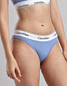 Calvin Klein Underwear Womens Blue Solid Panties