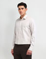 Arrow Italian Elegance Textured Slim Fit Shirt