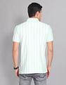 AD by Arvind Vertical Stripe COOL-IT Real Deal Polo Shirt