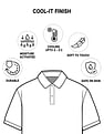 AD by Arvind Solid COOL-IT Real Deal Polo Shirt
