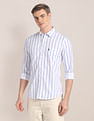 U.S. Polo Assn. Cutaway Collar Vertical Stripe Shirt