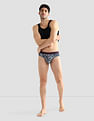 USPA Innerwear Elasticized Waist Printed I615 Briefs - Pack Of 2