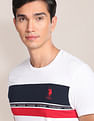 U.S. Polo Assn. Horizontal Stripe Crew Neck T-Shirt