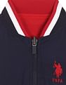 U.S. Polo Assn. Kids Reversible Zip Up Bomber Jacket