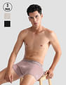 U.S. Polo Assn. Mid Rise Solid OET15 Trunks - Pack Of 3