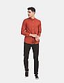 Calvin Klein Men Black Slim Fit Rinsed Cotton Stretch Jeans