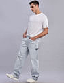 Tommy Hilfiger Medium Washed Loose Fit Mid Rise Jeans