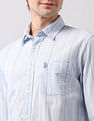 U.S. Polo Assn. Denim Co. Vertical Striped Pure Cotton Shirt