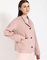 Tommy Hilfiger Regular-Fit Wool Baseball Collar Shacket Jacket