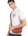 Aeropostale Men White Pique Solid Polo Shirt