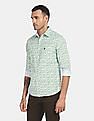 U.S. Polo Assn. Spread Collar Cotton Printed Casual Shirt