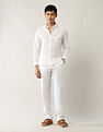 Arrow Sport Slim Fit Pure Linen Shirt