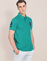 U.S. Polo Assn. Pique Knit Compact Cotton Polo Shirt