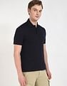 Tommy Hilfiger Solid Regular-Fit Cotton Polo Shirt