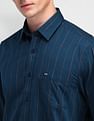 Arrow Sport Vertical Striped Cotton Shirt