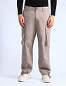 Flying Machine Mid Rise Relaxed Fit Trousers