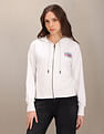 U.S. Polo Assn. Women Solid Hooded Sweatshirt