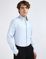 Tommy Hilfiger Melange Large Checked Regular Fit Shirt