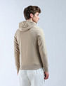 Flying Machine Solid Regular Fit Hooded Sweatshirt