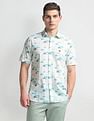 Arrow Sports Abstract Print Liberty Classic Shirt