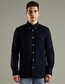 Tommy Hilfiger Solid Regular Fit Cotton Shirt