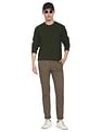 Arrow Crew Neck Solid Sweater