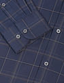 Arrow Cutaway Collar Tartan Checked Shirt