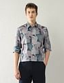 Arrow Newyork Pure Cotton Abstract Printed Shirt
