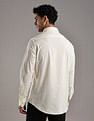 Tommy Hilfiger Striped Regular Fit Plain Woven Shirt