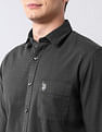 U.S. Polo Assn. Denim Co. Slim Fit Pure Cotton Twill Shirt