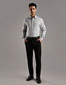 Tommy Hilfiger Solid Regular Fit Plain Woven Shirt