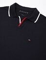 Tommy Hilfiger Solid Regular-Fit Cotton Polo Shirt