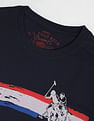 U.S. Polo Assn. Denim Co. Crew Neck Cotton Printed T-Shirt