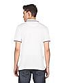 U.S. Polo Assn. Striped Collar Solid Polo Shirt